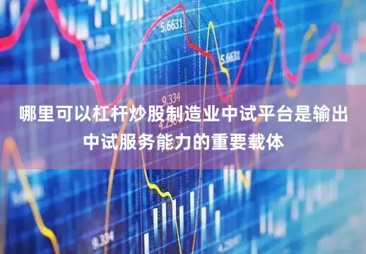 哪里可以杠杆炒股制造业中试平台是输出中试服务能力的重要载体